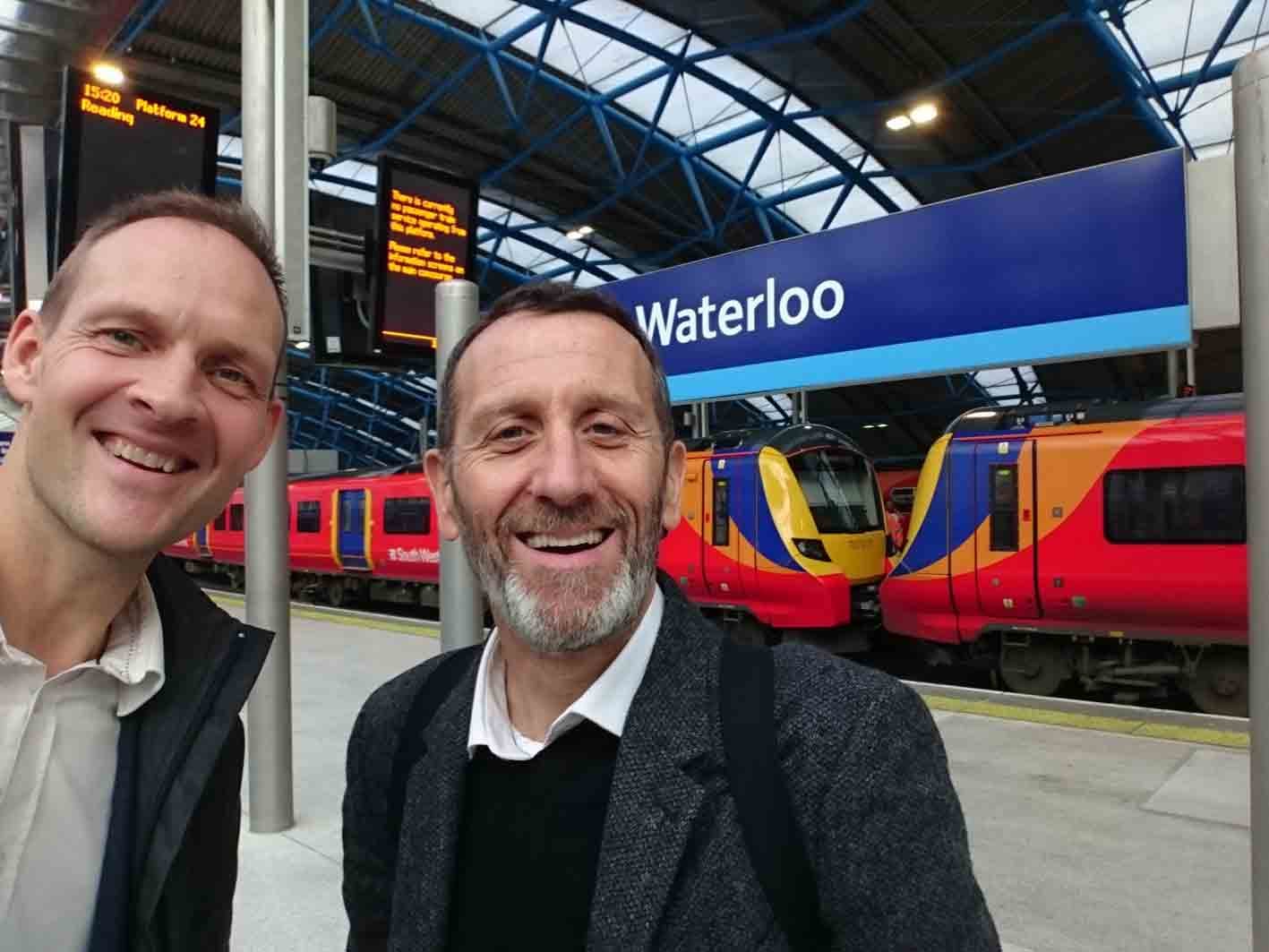 Klar til salgspræsentationer i London med partner fra Irland